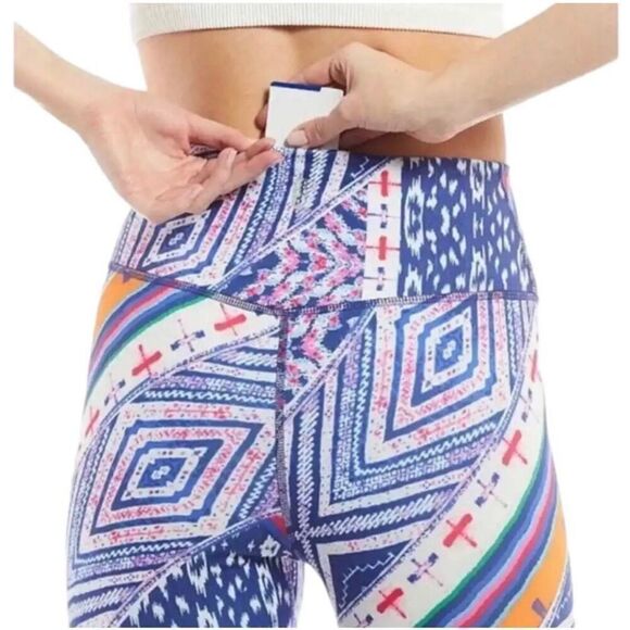 Free People Movement Ashford High Rise Lose Control Leggings in Ski Combo Size M - Picture 4 of 8